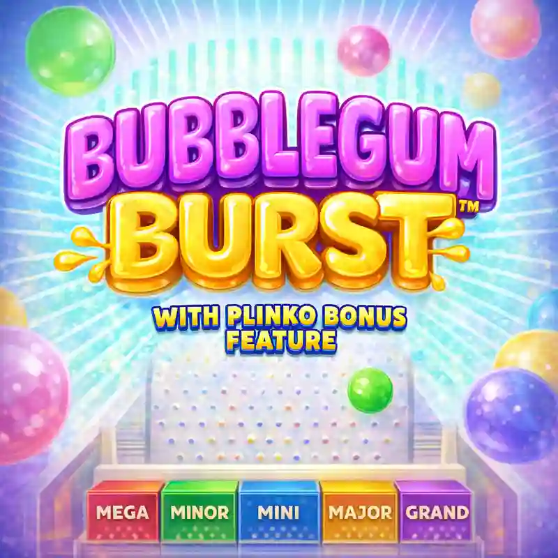 Bubblegum Burst Slot Machine Game Card